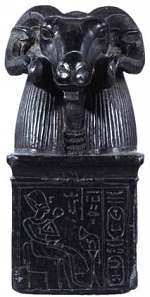 Gott Amun als Widderkopf 1150 v. Chr.
